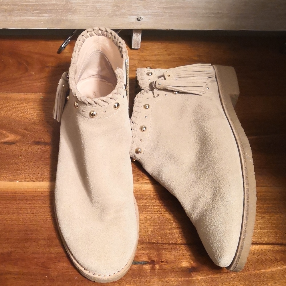 Kate Spade Suede Booties 9.5
